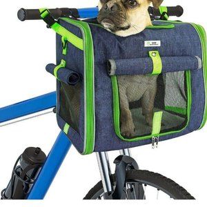 Pet Carrier for Bikes - Blue and Green